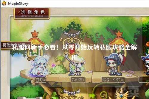私服网新手必看！从零开始玩转私服攻略全解析